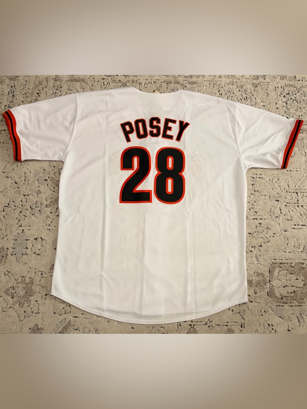 Majestic Authentic San Francisco Giants Buster Posey #28 MLB Jersey Men’s Sz XXL
